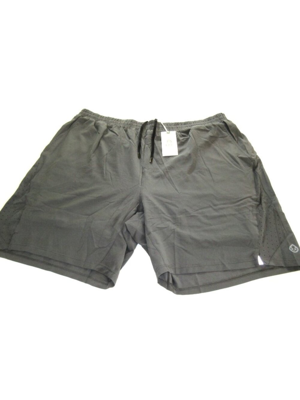 Tasc Performance Men's 7 inch 2 in 1 shorts Dark Alloy Gray Size 2XL NWT